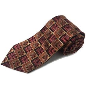 Securicop Okhrana Mens Tie, Orange Red